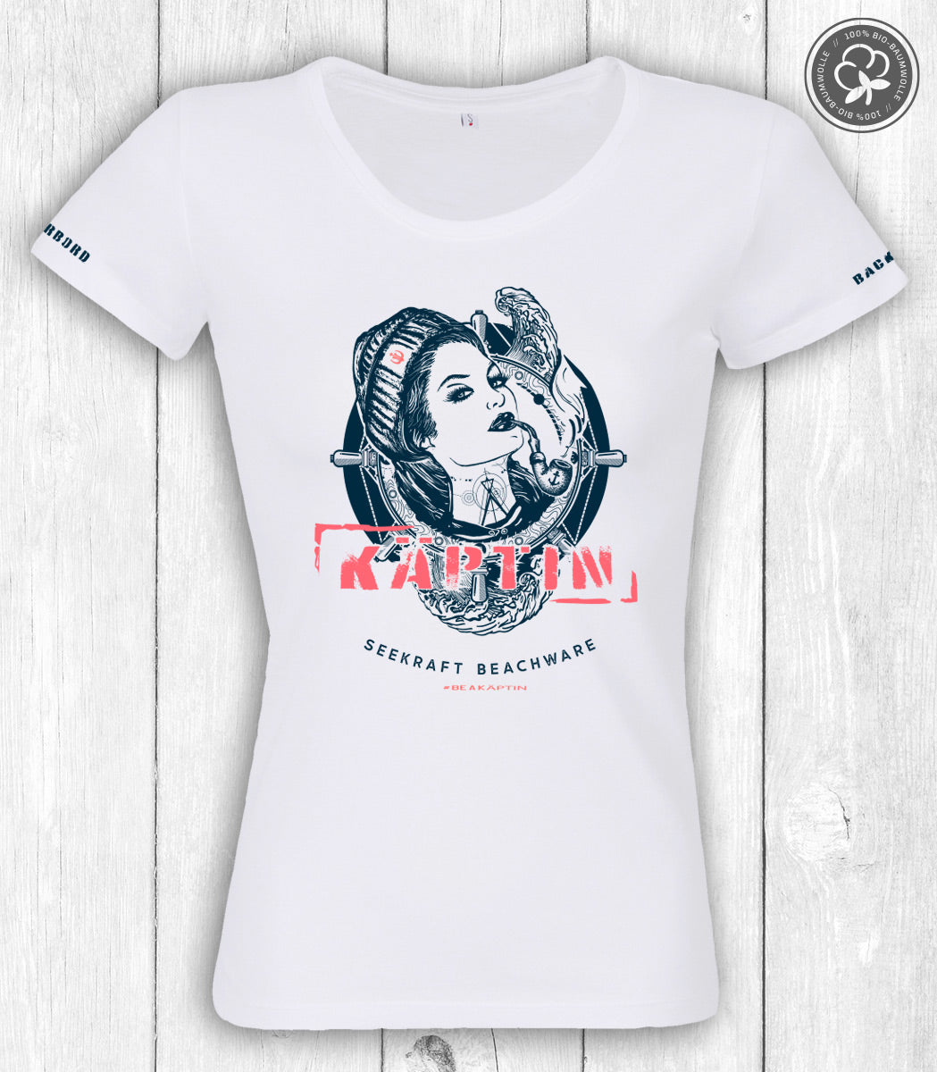 Shirt Beke „KÄPTIN WAVE“ – WEISS