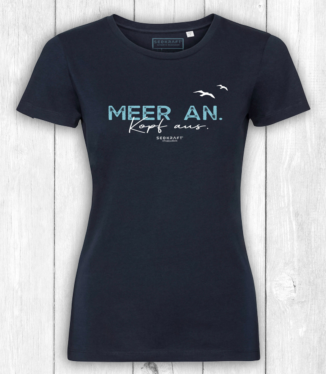 Shirt Edda „MEER AN“ – NAVY