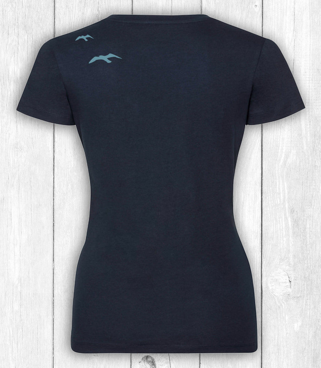 Shirt Edda „MEER AN“ – NAVY