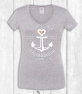 Shirt Auri „HERZANKER“ – GRAU HEATHER
