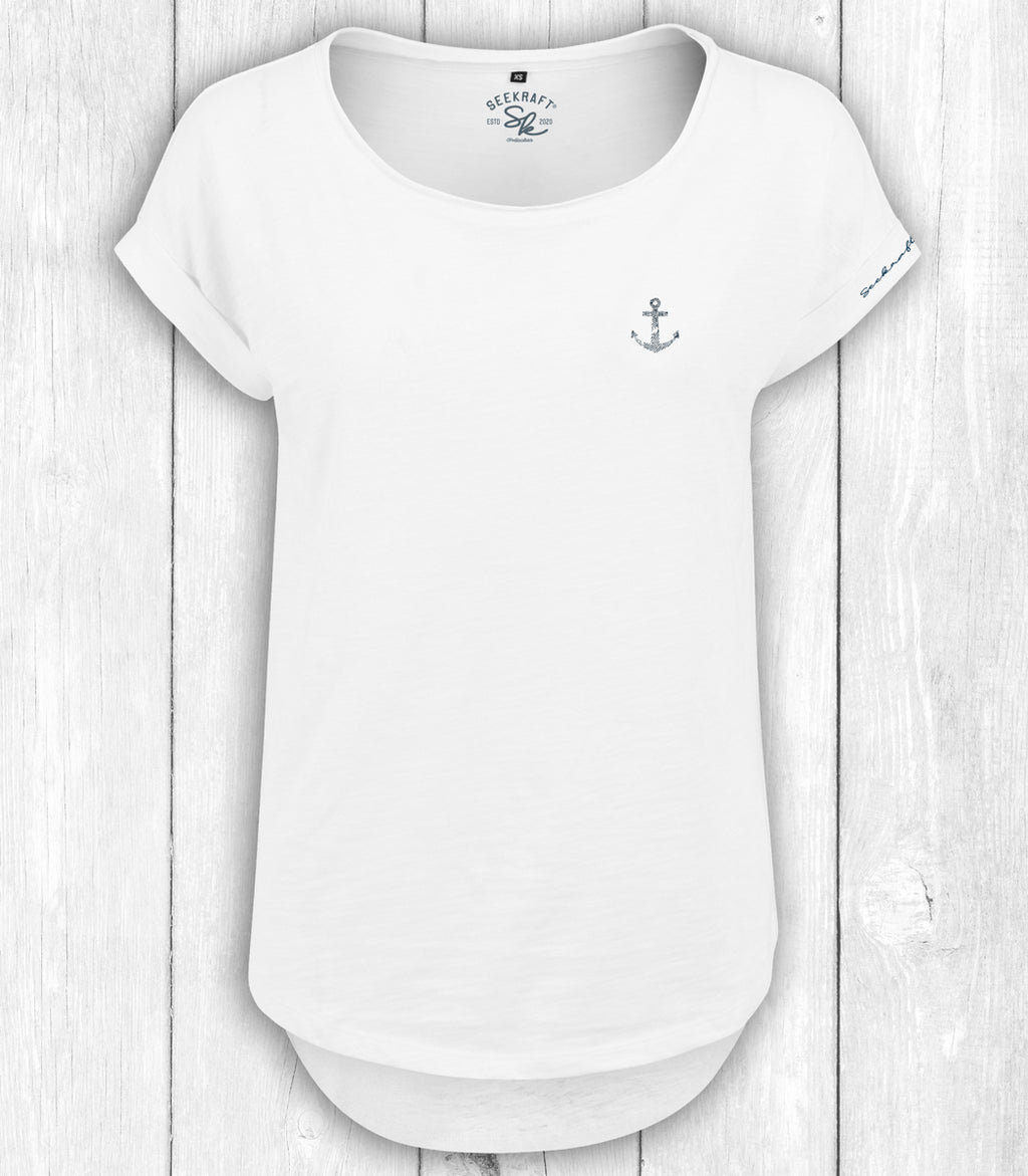 Shirt Marie „ANKER“ – WEISS