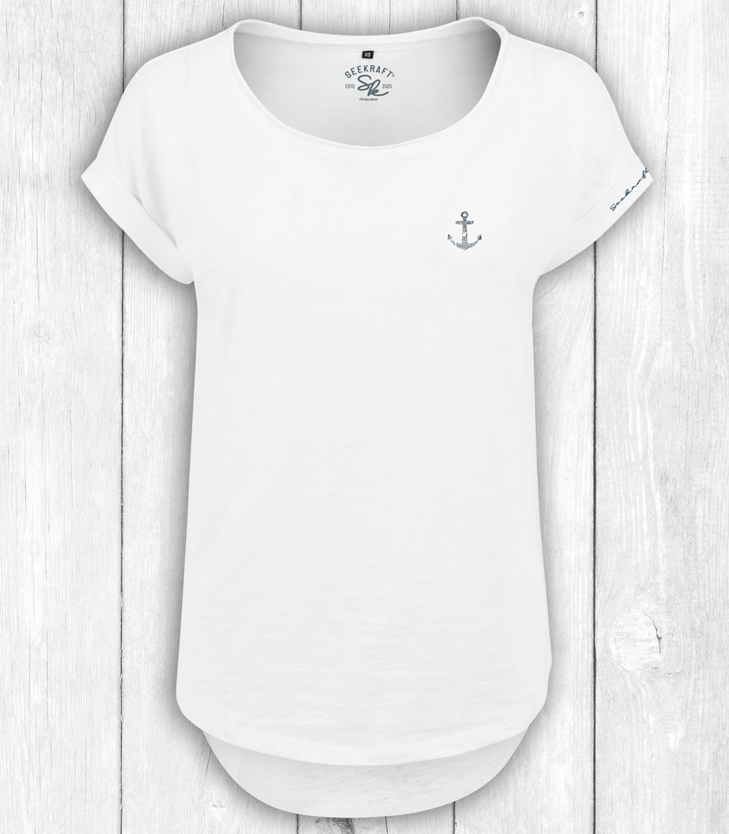 Shirt Marie „ANKER“ – WEISS