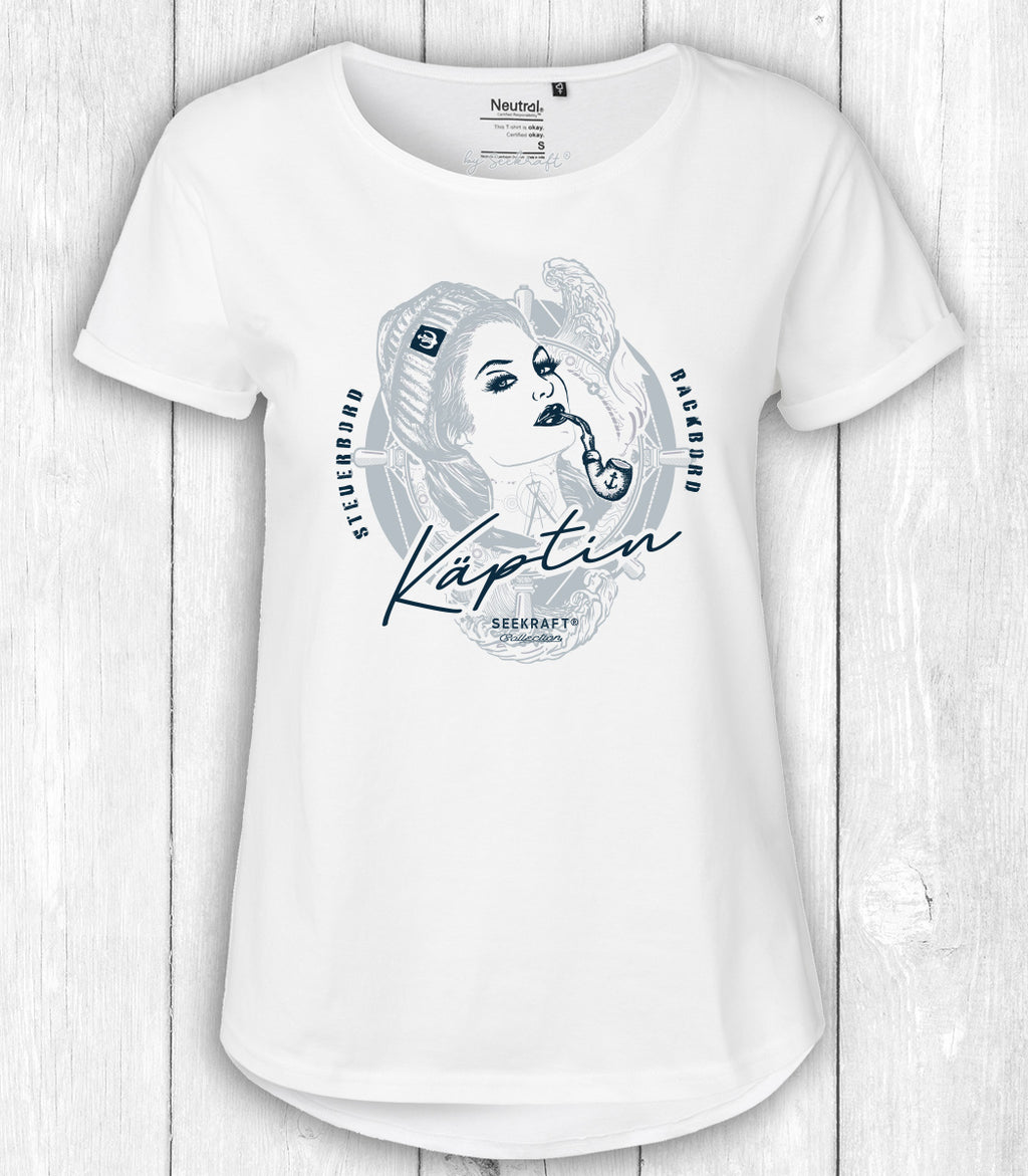Shirt Lilly „KÄPTIN WAVE“ – WEISS