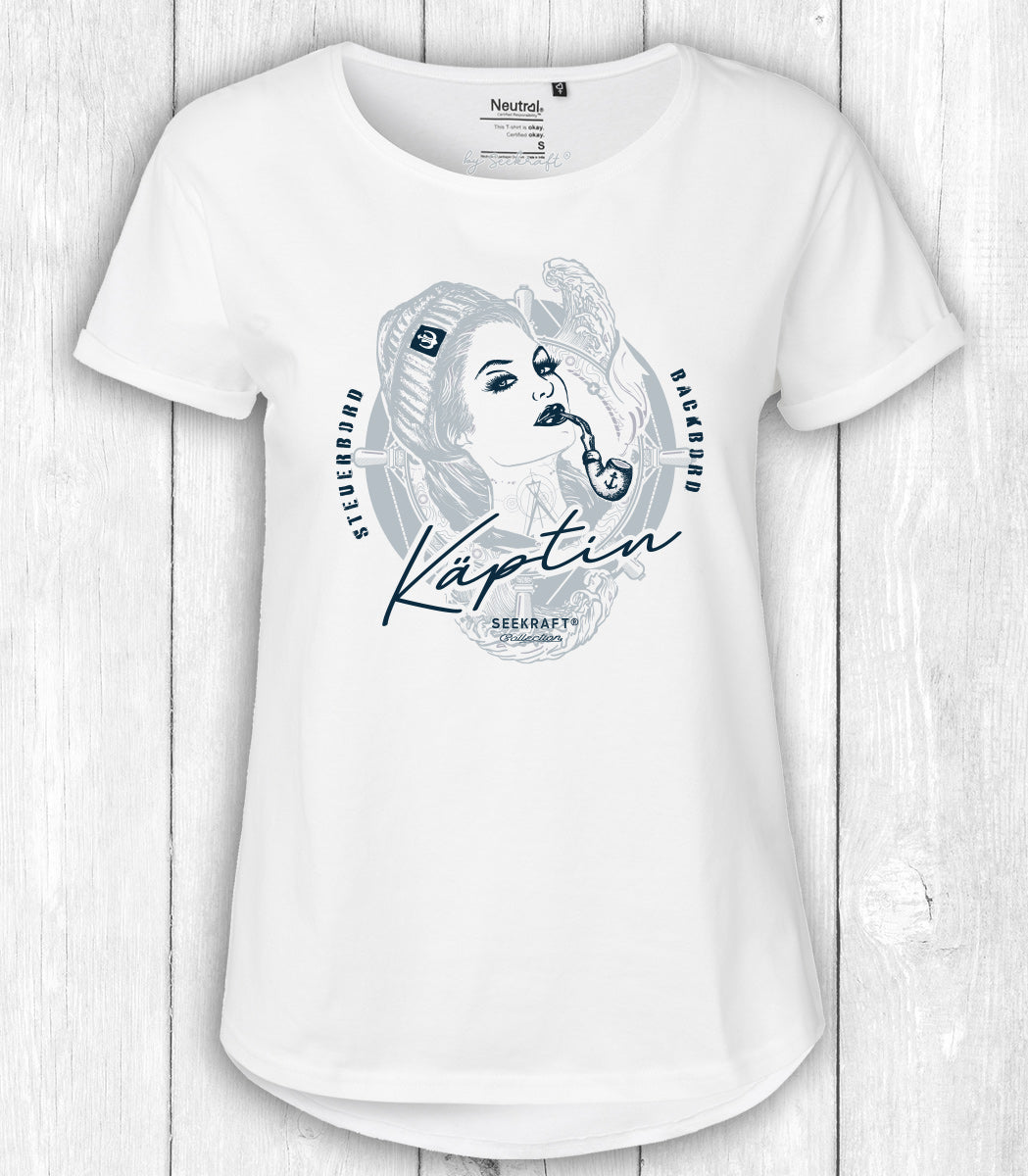 Shirt Lilly „KÄPTIN WAVE“ – WEISS