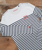 Shirt Levke „MOIN GLÜCK“ – WEISS/NAVY GESTREIFT