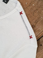 Shirt Levke „MOIN GLÜCK“ – WEISS/NAVY GESTREIFT