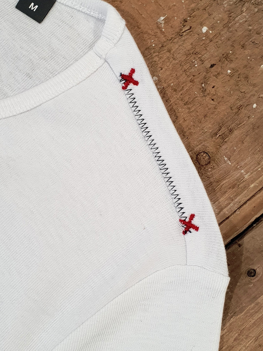 Shirt Levke „MOIN GLÜCK“ – WEISS/NAVY GESTREIFT