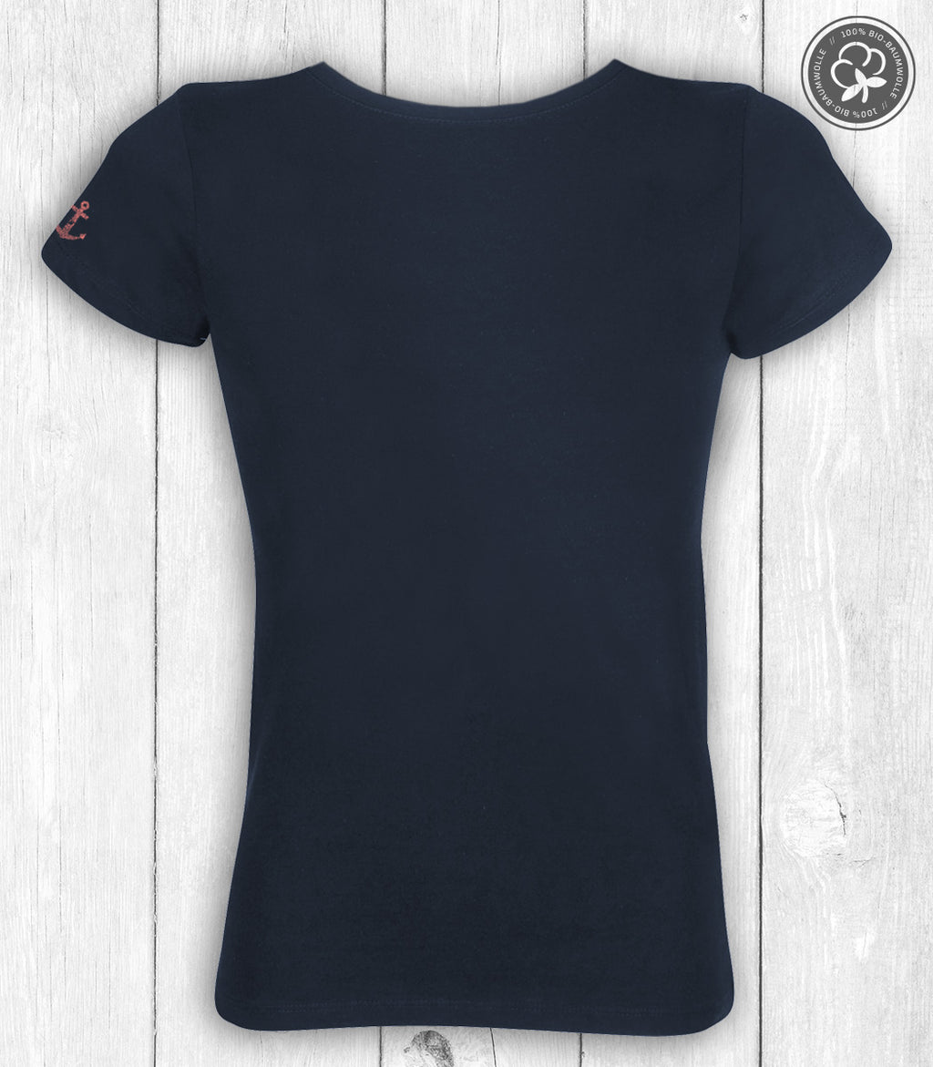 Shirt Edda „KÄPTIN HERZ“ – NAVY