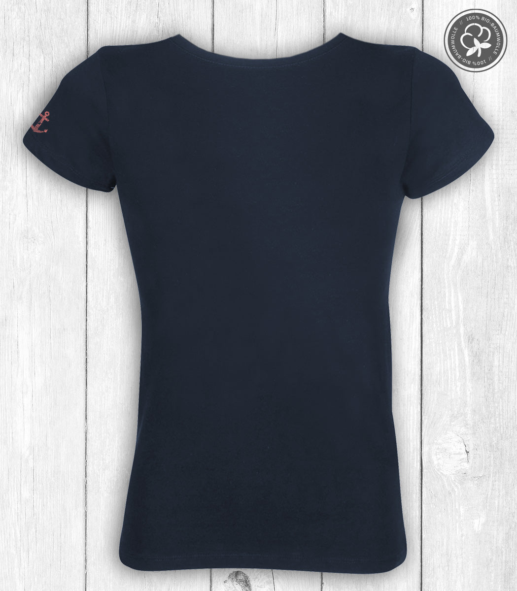 Shirt Edda „KÄPTIN HERZ“ – NAVY