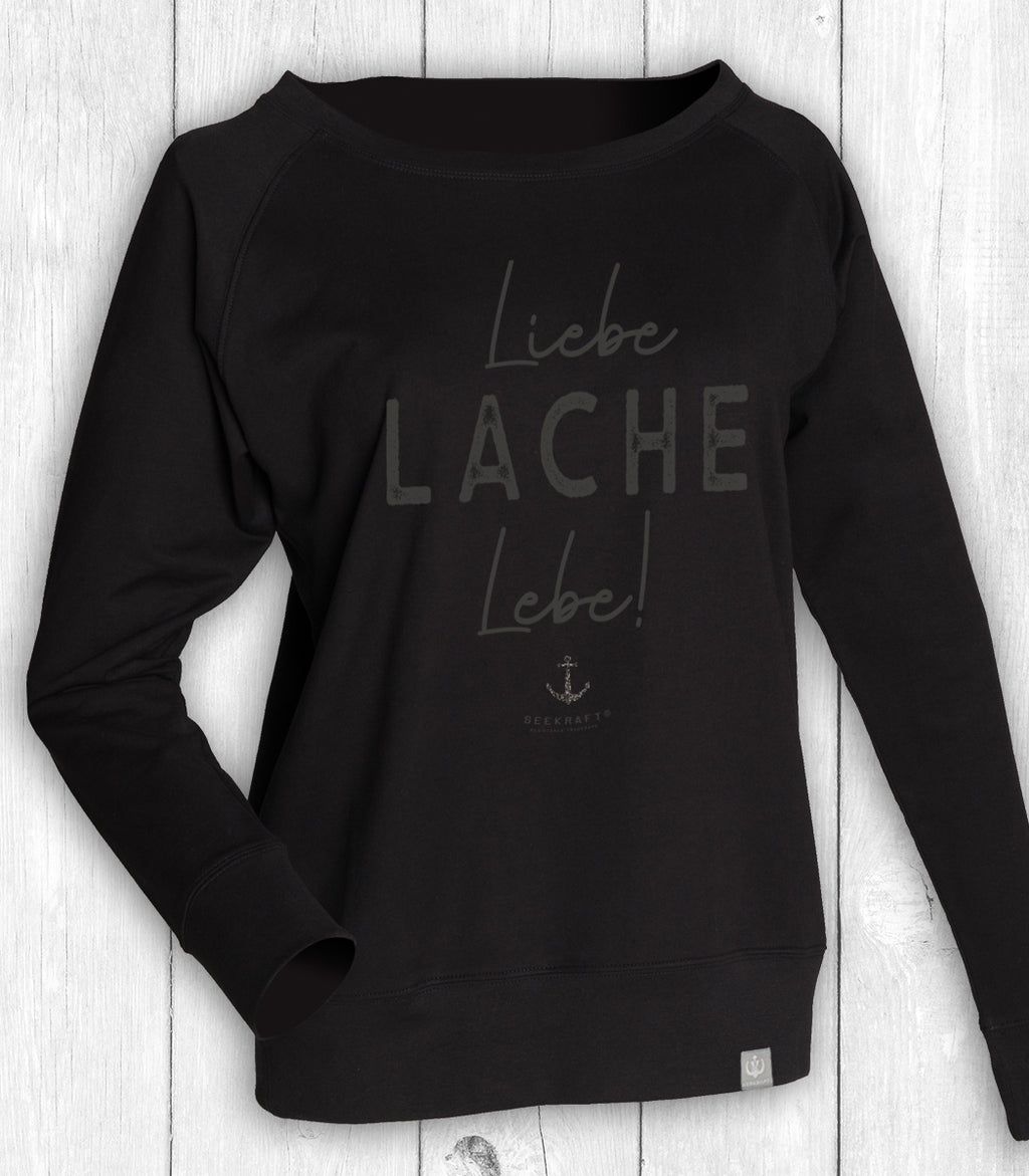 Sweater Tess "LACHE" – SCHWARZ