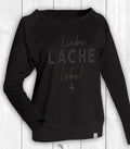 Sweater Tess "LACHE" – SCHWARZ