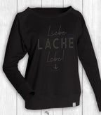 Sweater Tess "LACHE" – SCHWARZ