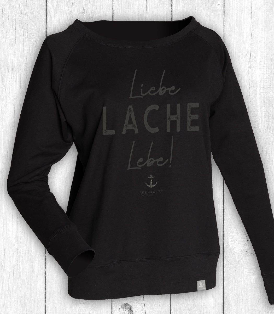 Sweater Tess "LACHE" – SCHWARZ