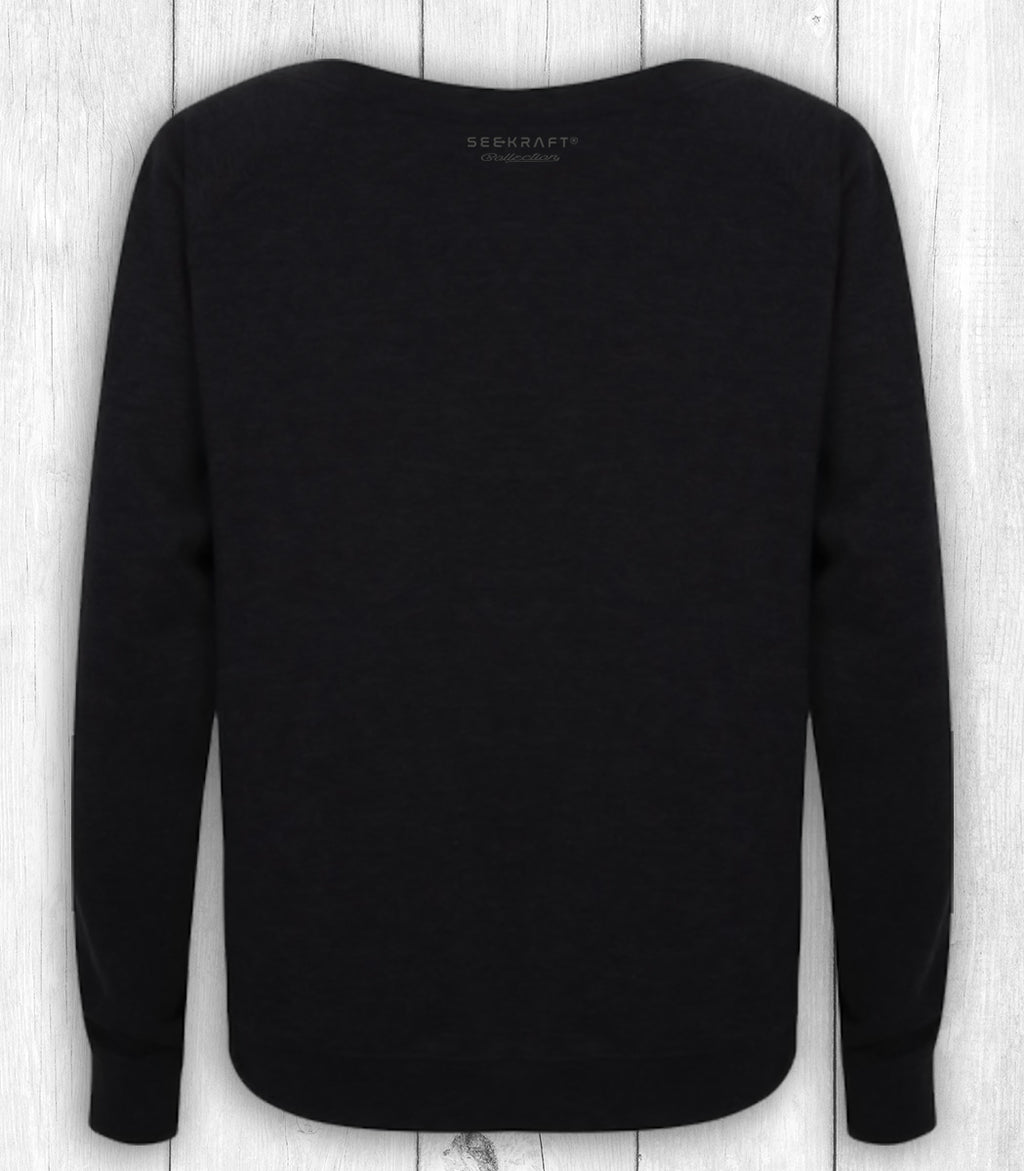 Sweater Tess "LACHE" – SCHWARZ
