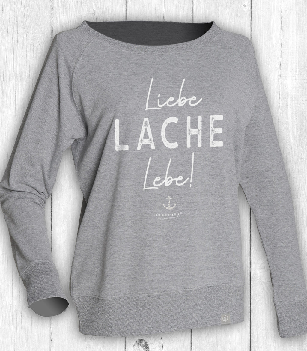Sweater Tess "LACHE" – GRAU-HEATHER