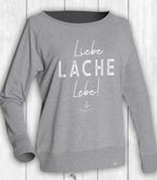 Sweater Tess "LACHE" – GRAU-HEATHER