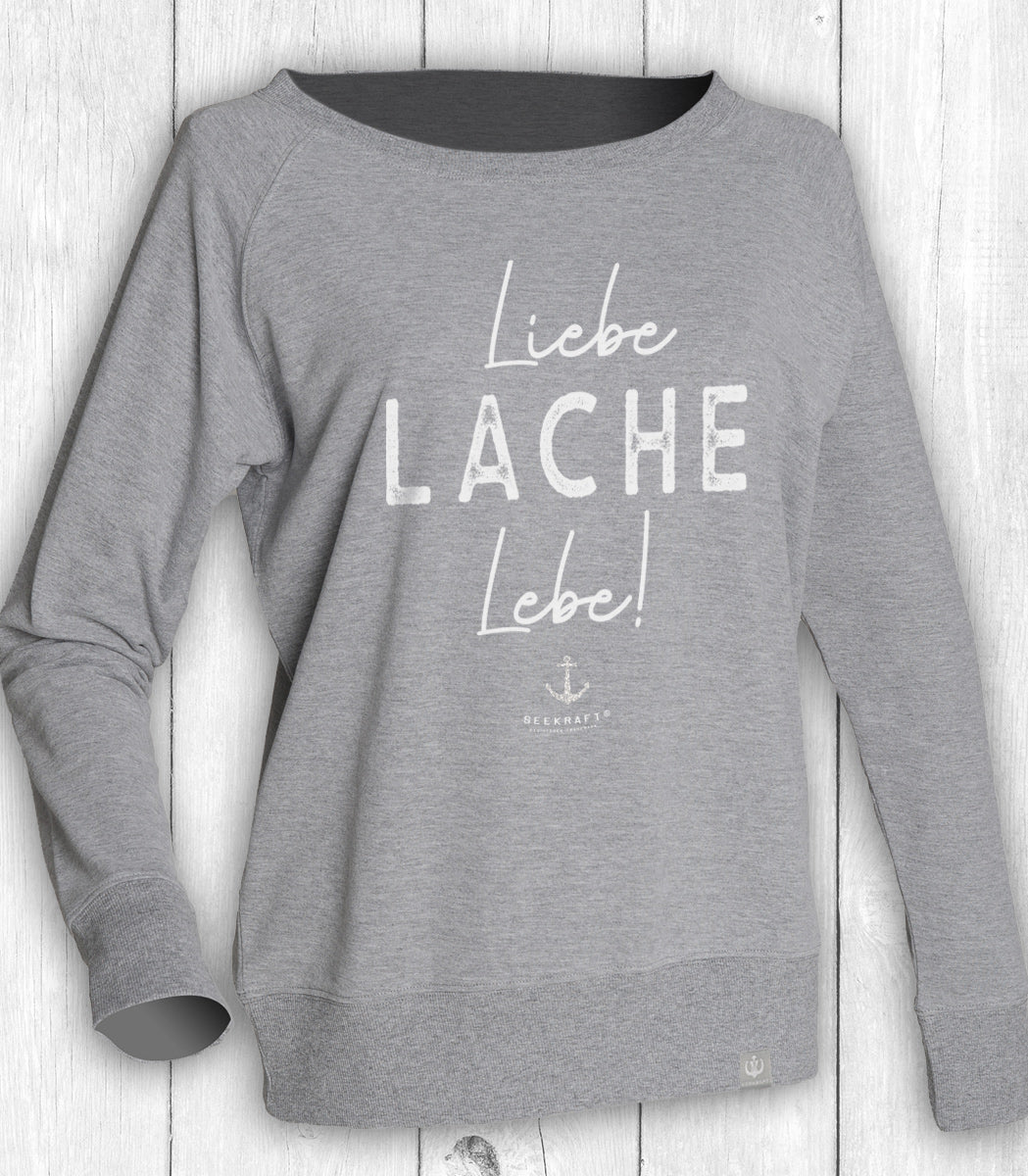 Sweater Tess "LACHE" – GRAU-HEATHER