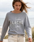 Sweater Tess "LACHE" – GRAU-HEATHER