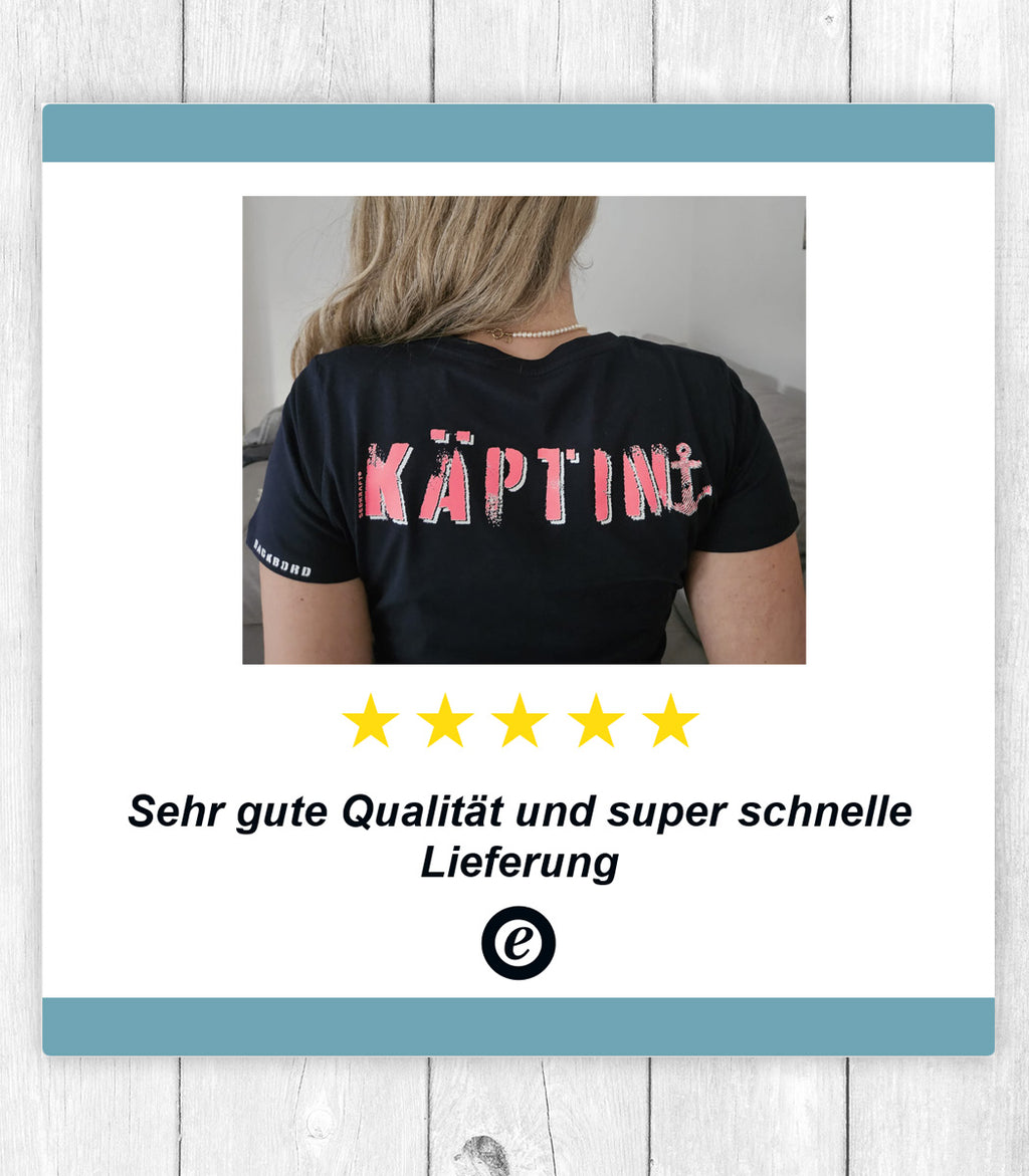 Shirt Luna „KÄPTIN“ – NAVY