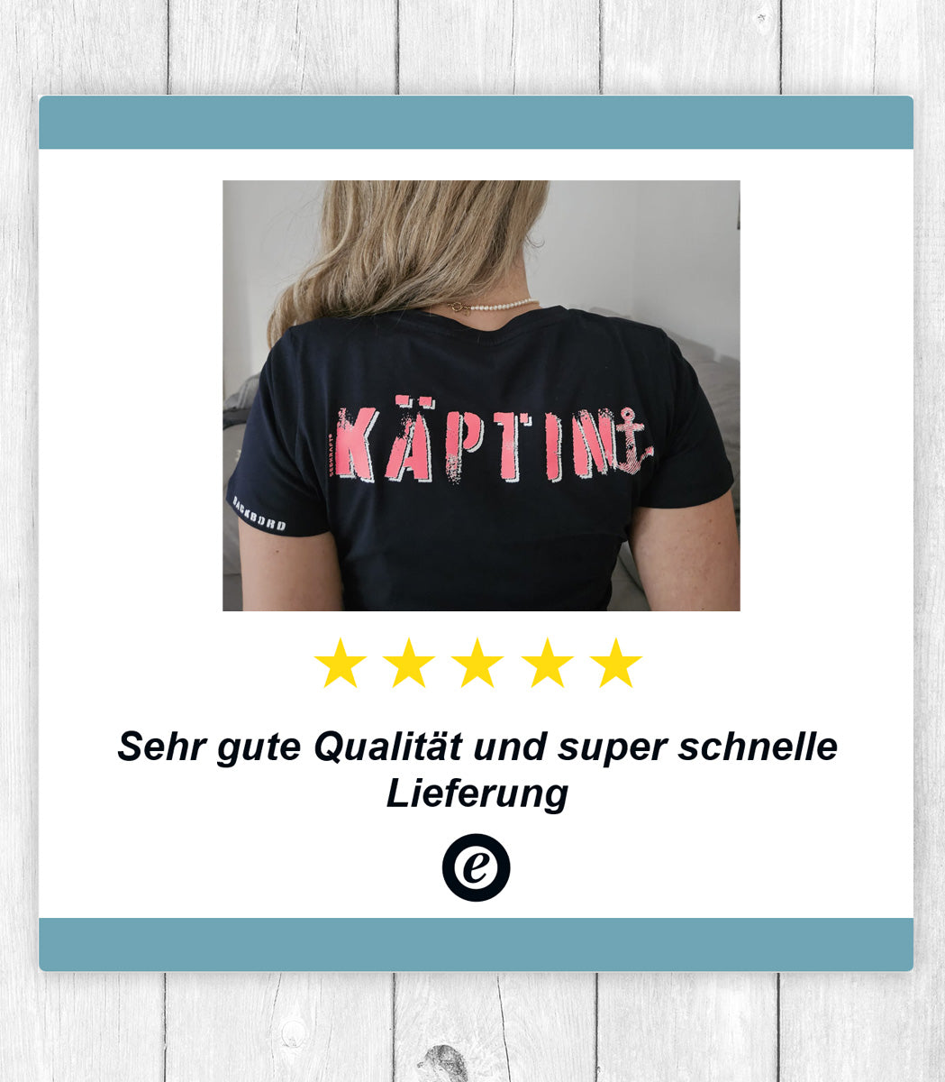 Shirt Luna „KÄPTIN“ – NAVY
