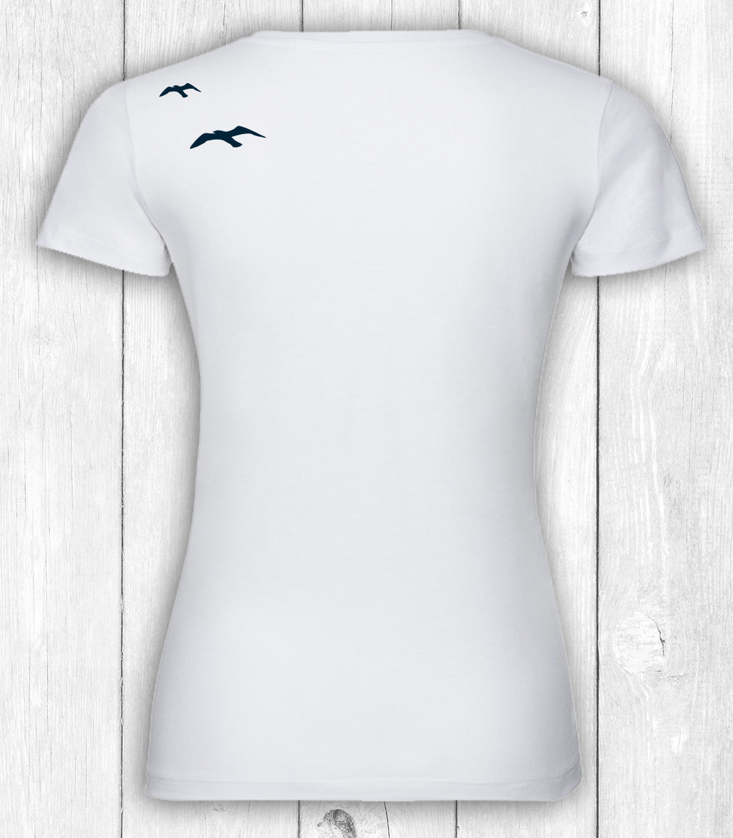 Shirt Edda „MEER AN“ – WEISS