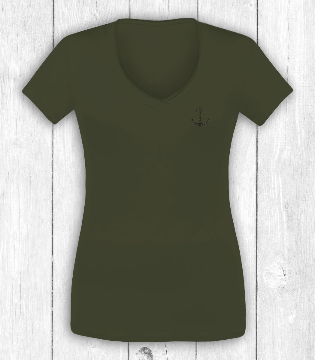 Shirt Auri „ANKER GLITZER“ – KHAKI