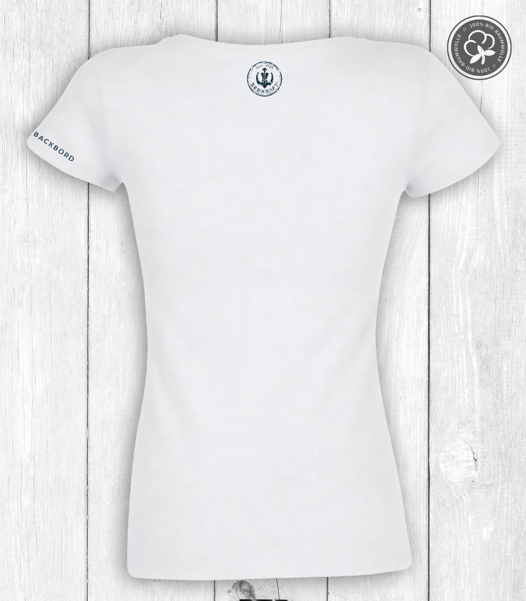 Shirt Edda „KÄPTIN HERZ“ – WEISS