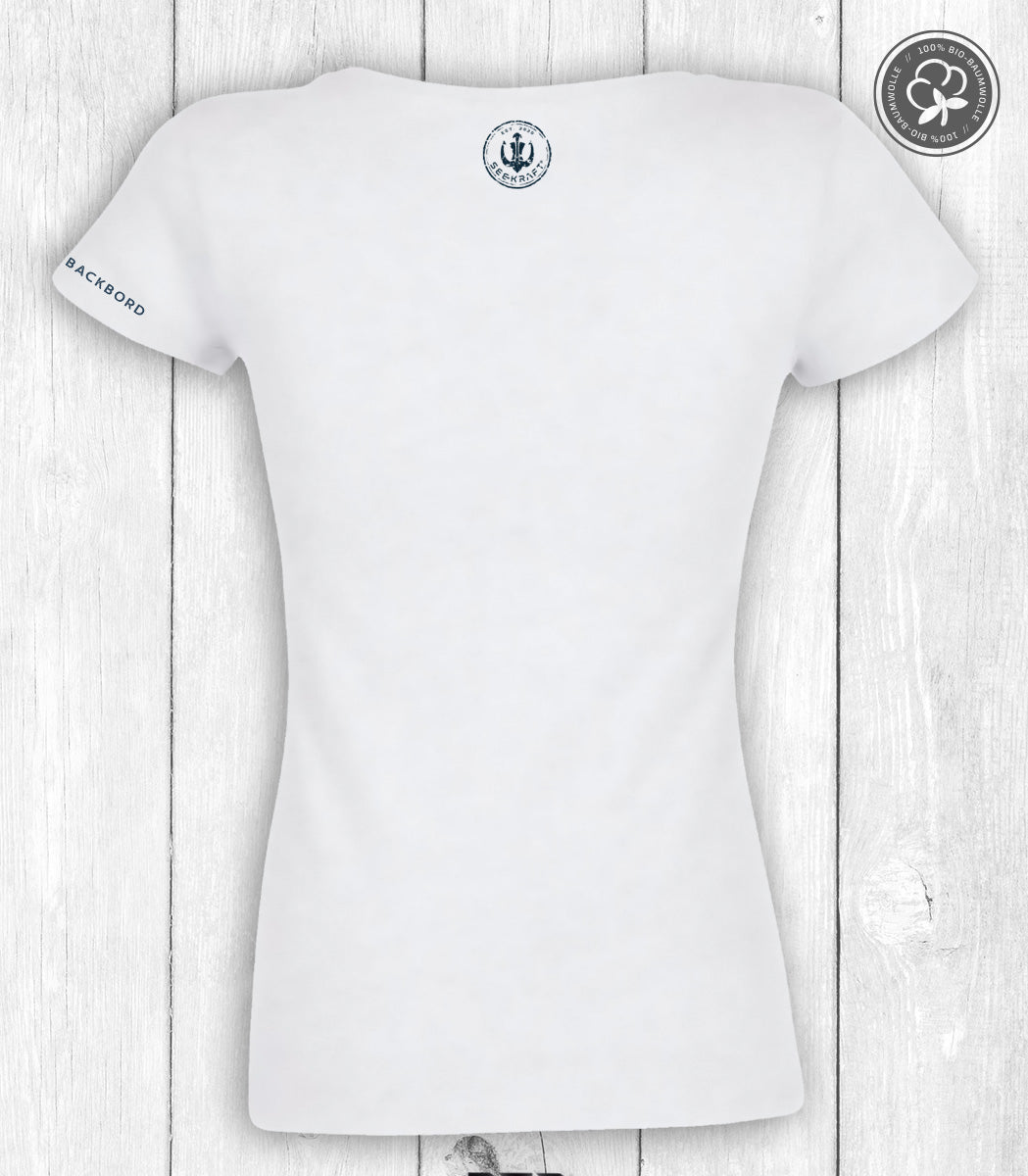 Shirt Edda „KÄPTIN HERZ“ – WEISS