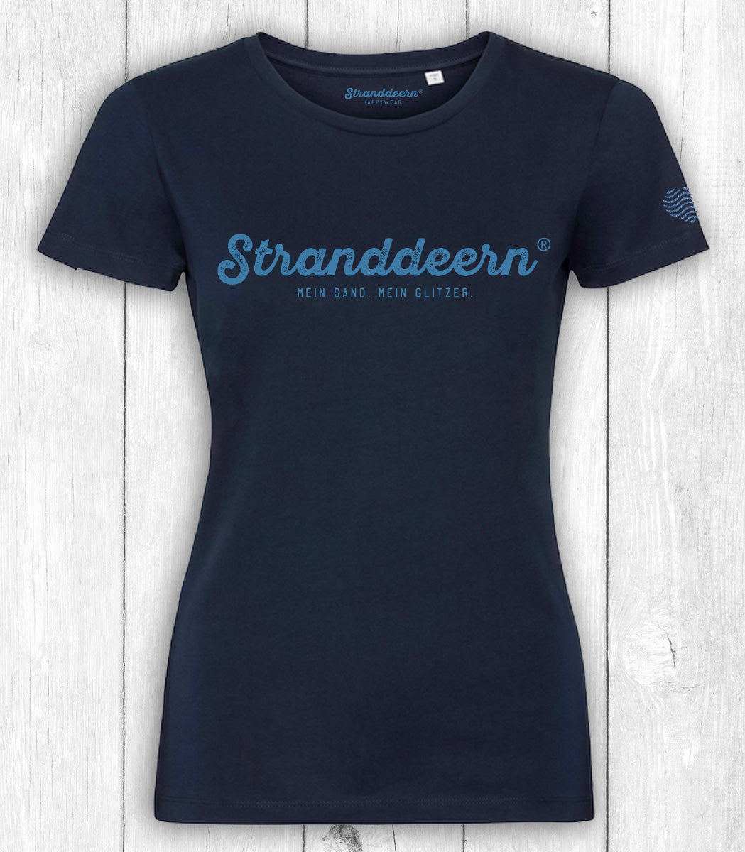 Shirt Edda „STRANDDEERN HERZ“ – NAVY
