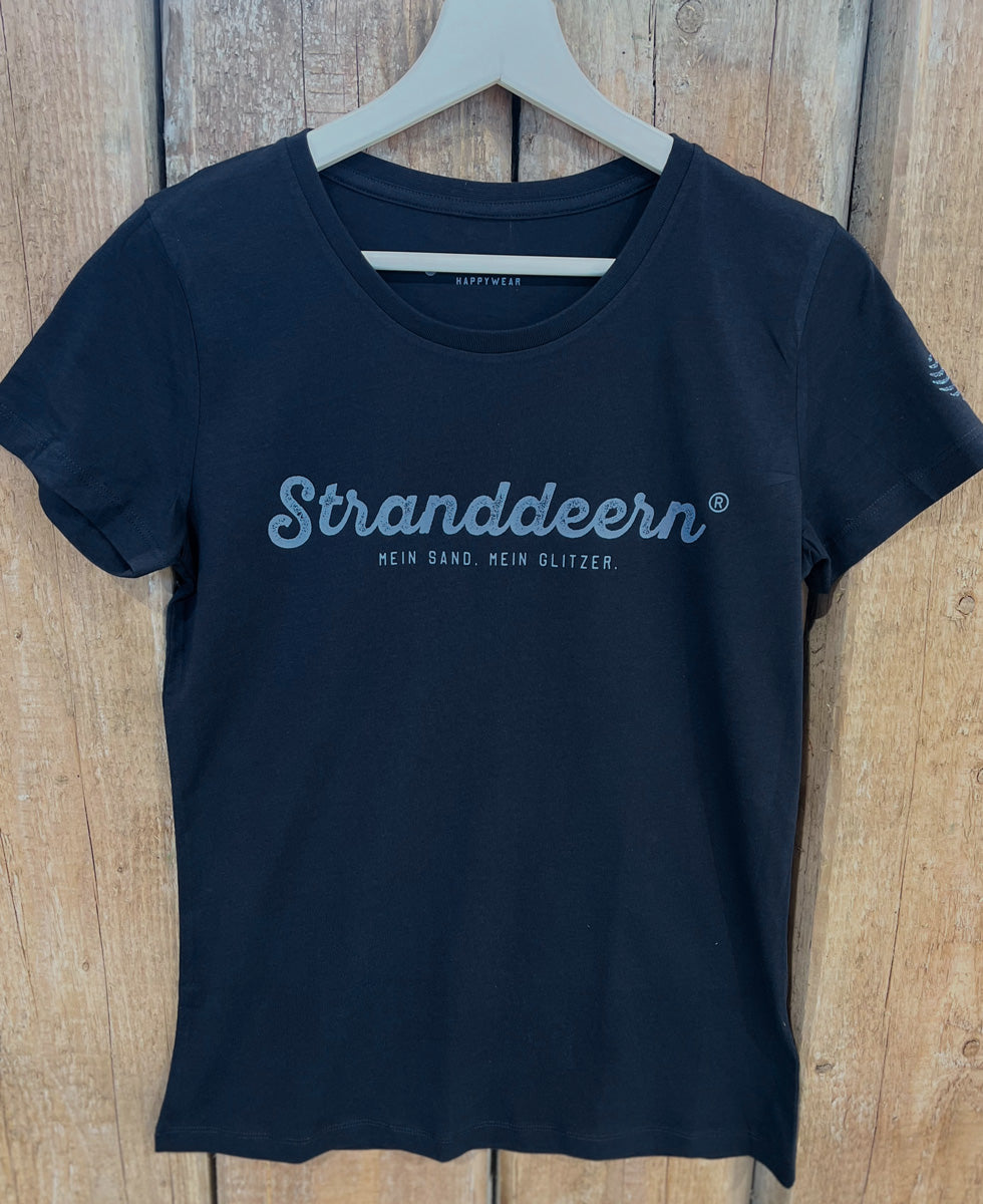 Shirt Edda „STRANDDEERN HERZ“ – NAVY