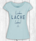 Shirt Mila „LACHE“ – HELLBLAU