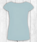 Shirt Mila „LACHE“ – HELLBLAU