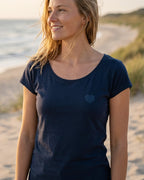 Shirt Mila „HERZ“ – NAVY