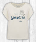 Shirt Swantje „GLÜCKLICH“ – CREME