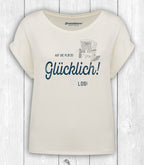 Shirt Swantje „GLÜCKLICH“ – CREME