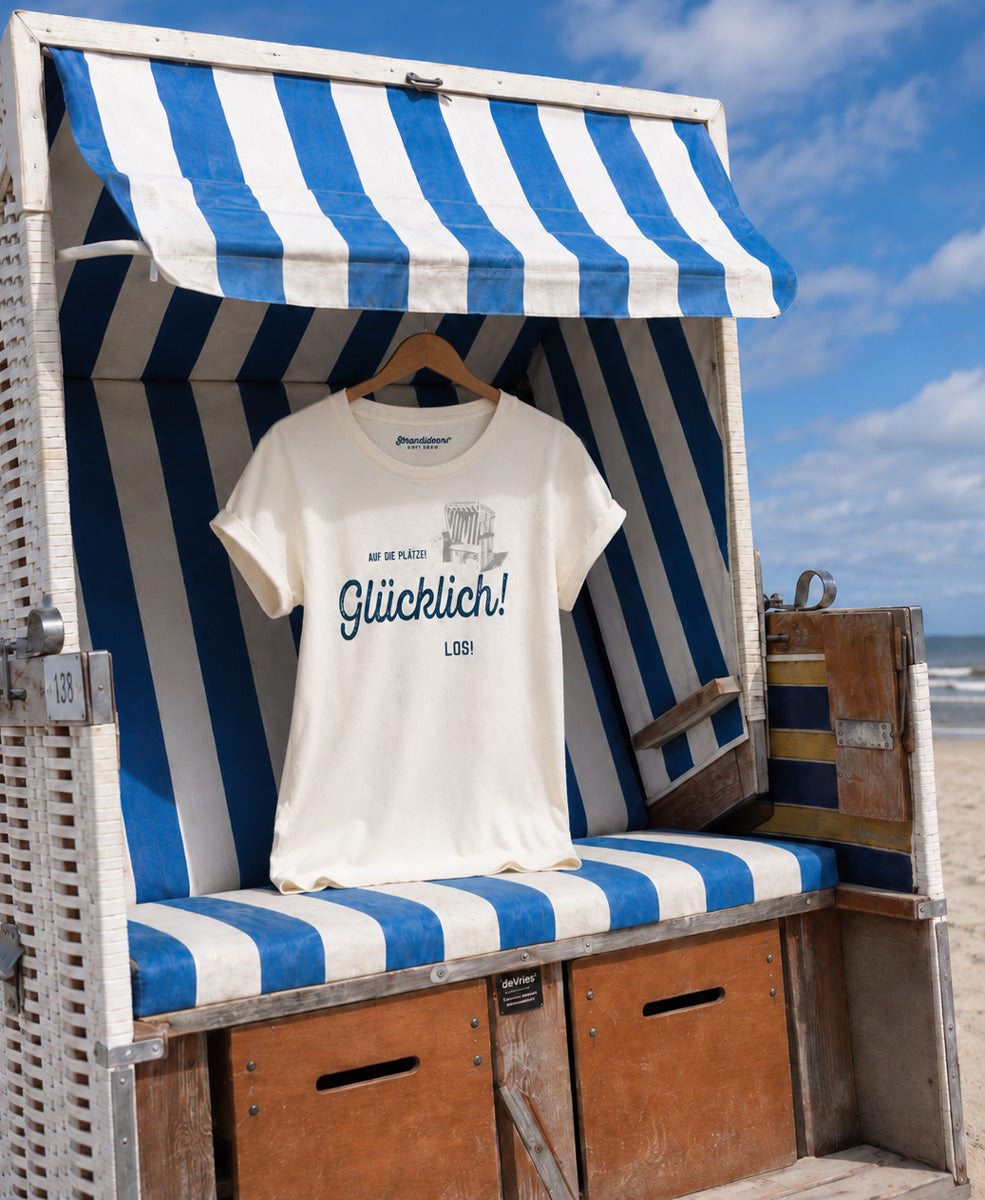Shirt Swantje „GLÜCKLICH“ – CREME