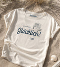 Shirt Swantje „GLÜCKLICH“ – CREME