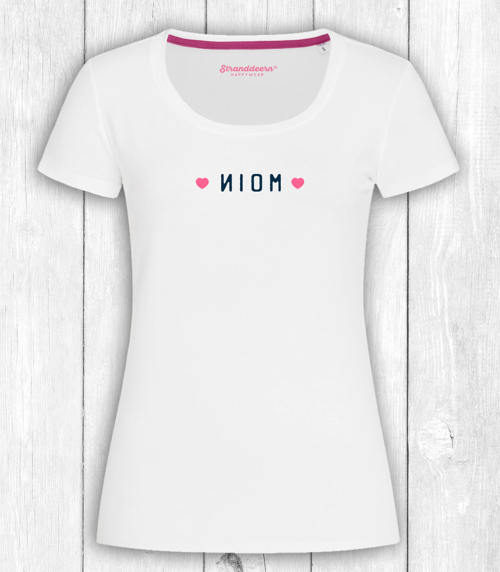 Shirt Alea „NIOM > MOIN“ – WEISS