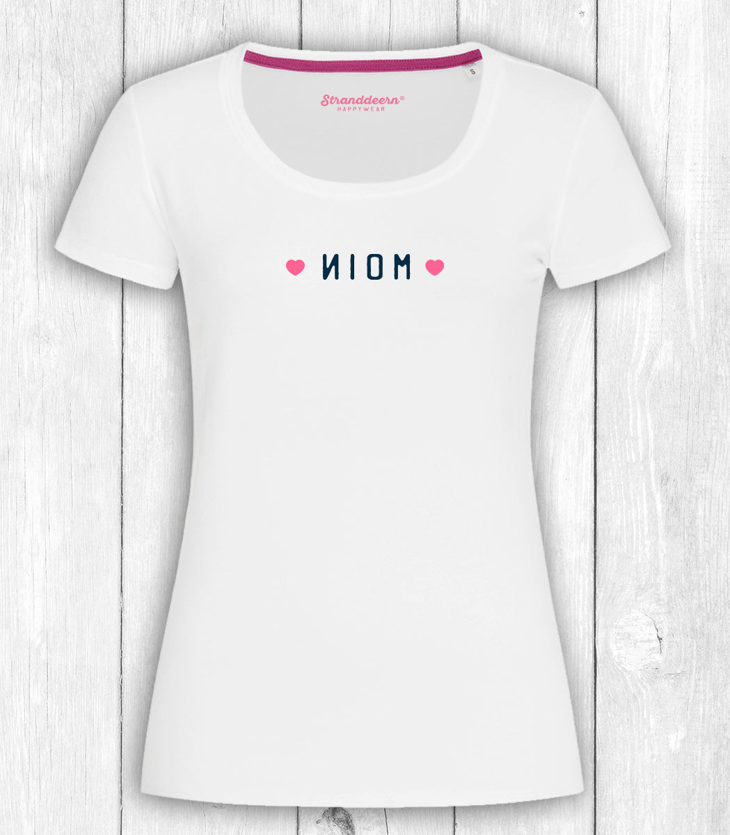 Shirt Alea „NIOM > MOIN“ – WEISS