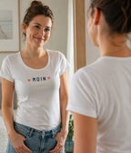 Shirt Alea „NIOM > MOIN“ – WEISS