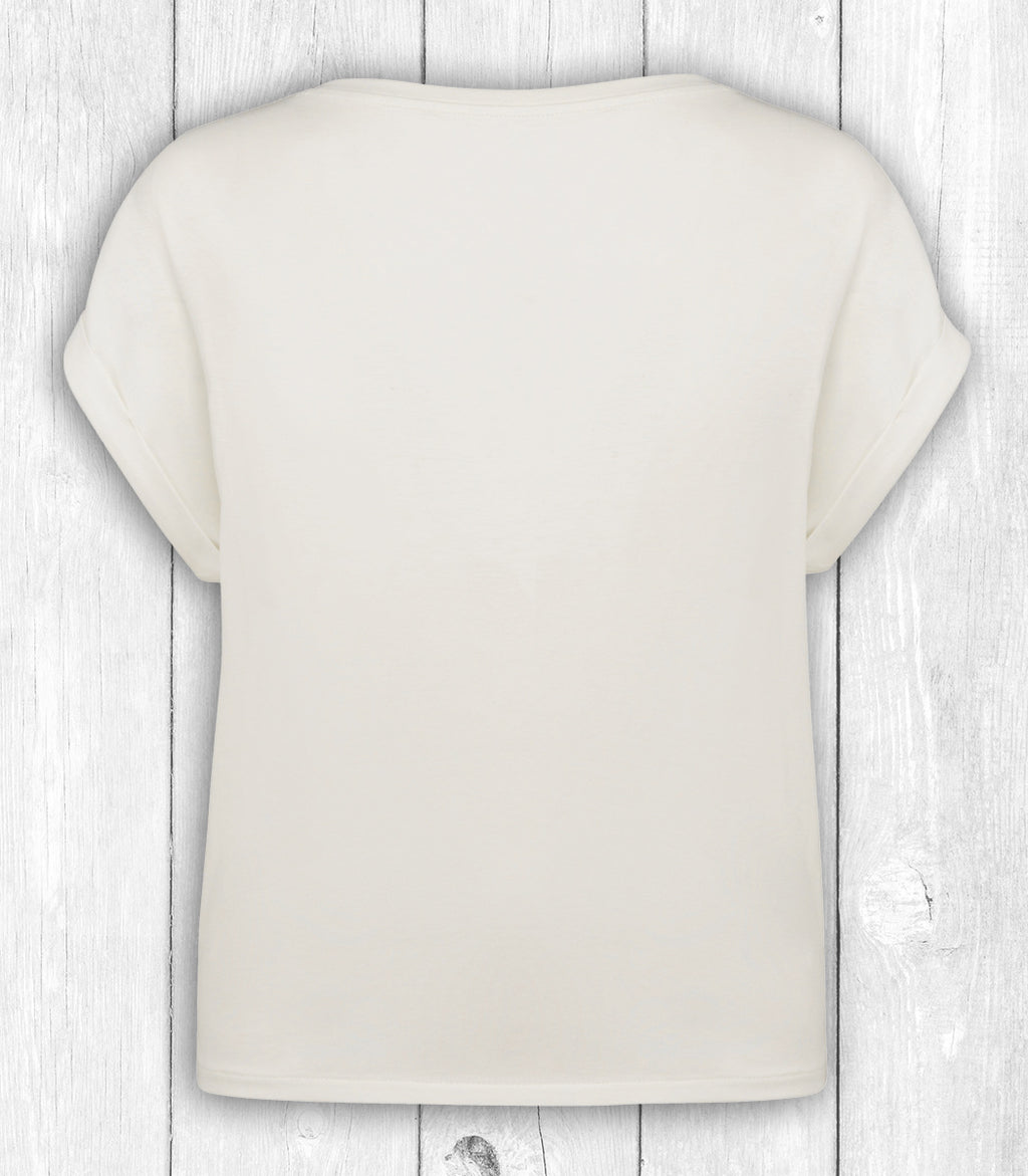 Shirt Swantje „GLÜCKLICH“ – CREME