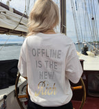Shirt Nell "OFFLINE" - CREME