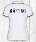 Poloshirt Regina „KÄPTIN“ – WEISS