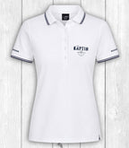 Poloshirt Regina „KÄPTIN“ – WEISS