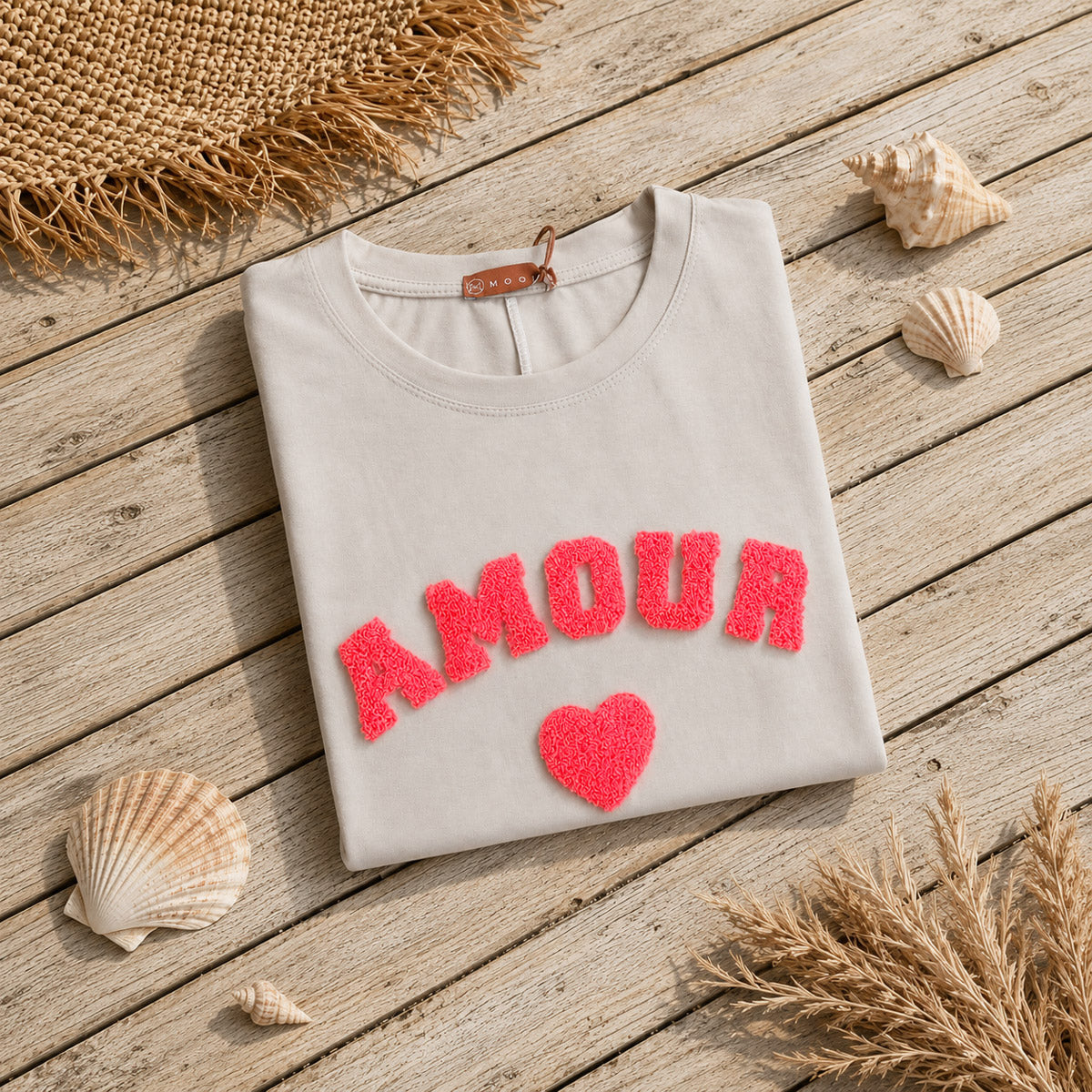 Shirt „AMORE“ – BEIGE