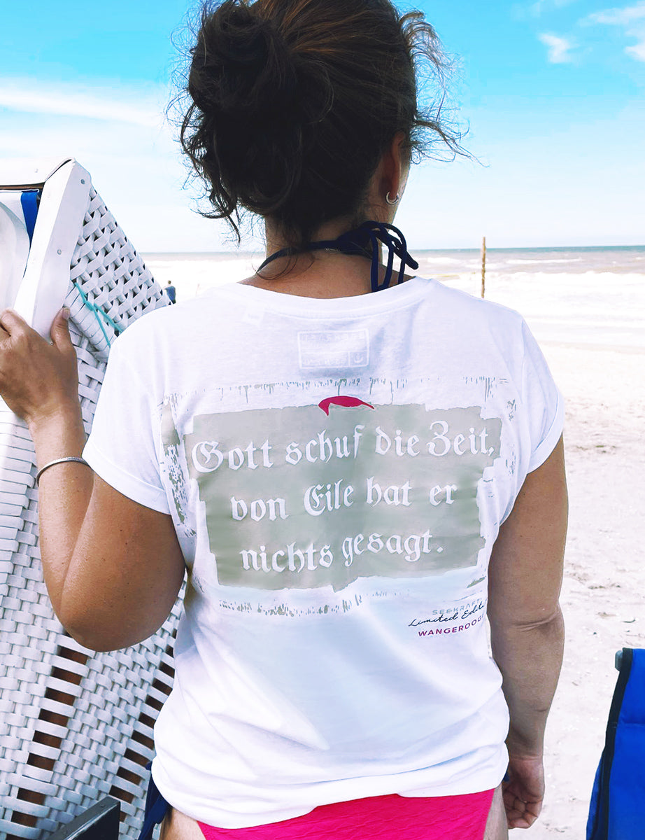 Shirt Lolle „ZEIT“ – WEISS