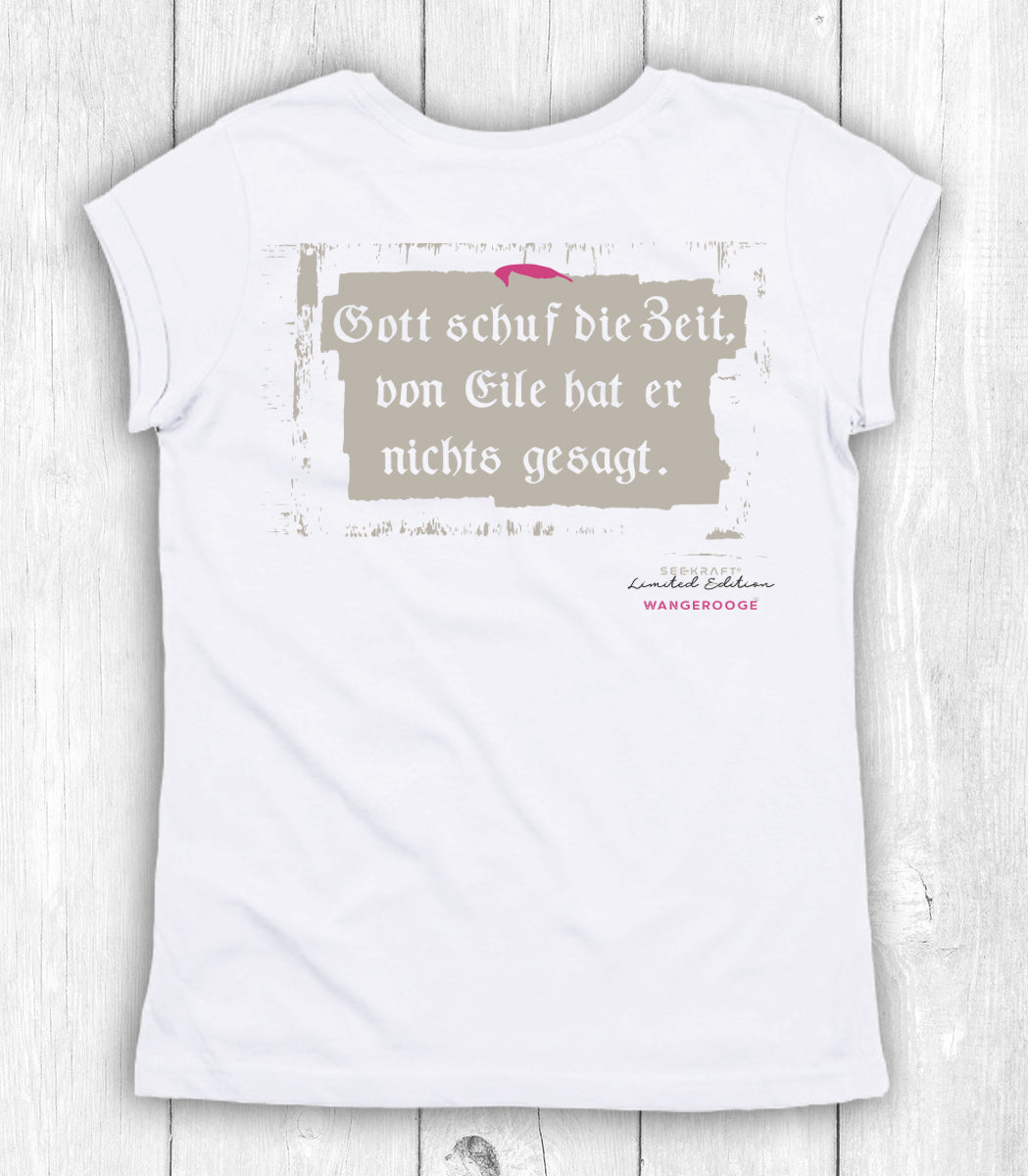 Shirt Lolle „ZEIT“ – WEISS